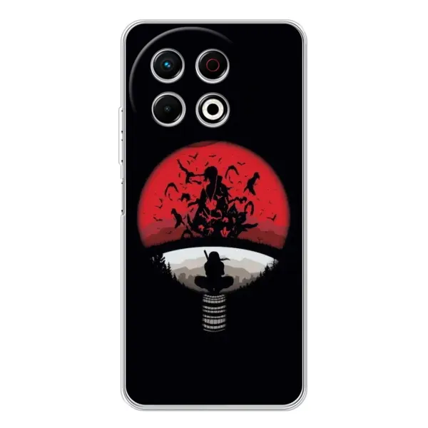 Чехол с рисунком «Итачи на черном» для TECNO Spark 30 Pro Чехол с рисунком «Итачи на черном» для TECNO Spark 30 Pro
