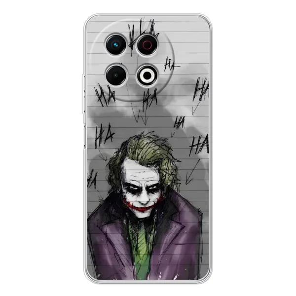 Чехол с рисунком «Joker клоун» для TECNO Spark 30 Pro Чехол с рисунком «Joker клоун» для TECNO Spark 30 Pro