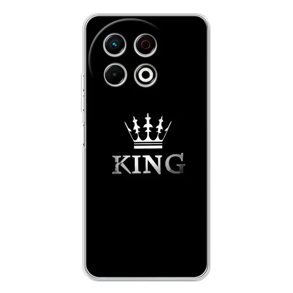 Чехол с рисунком «KING» для TECNO Spark 30 Pro Чехол с рисунком «KING» для TECNO Spark 30 Pro