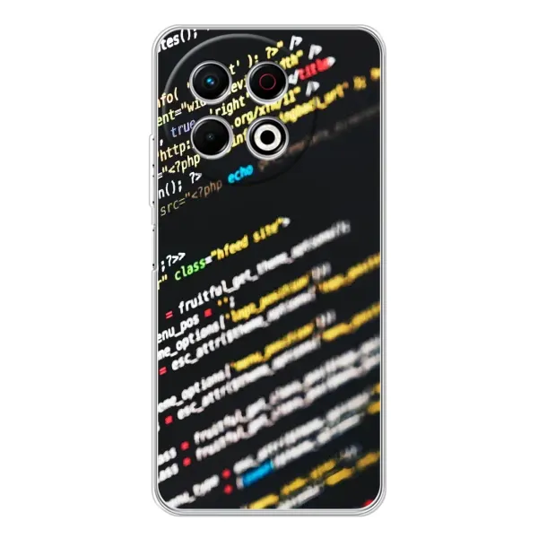 Чехол с рисунком «Код» для TECNO Spark 30 Pro Чехол с рисунком «Код» для TECNO Spark 30 Pro
