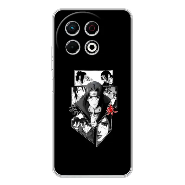 Чехол с рисунком «Коллаж Итачи» для TECNO Spark 30 Pro Чехол с рисунком «Коллаж Итачи» для TECNO Spark 30 Pro