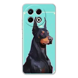 Чохол ДОБЕРМАН для TECNO Spark 30 Pro (Король доберман)