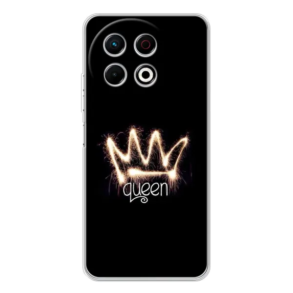 Чехол с рисунком «Корона» для TECNO Spark 30 Pro Чехол с рисунком «Корона» для TECNO Spark 30 Pro