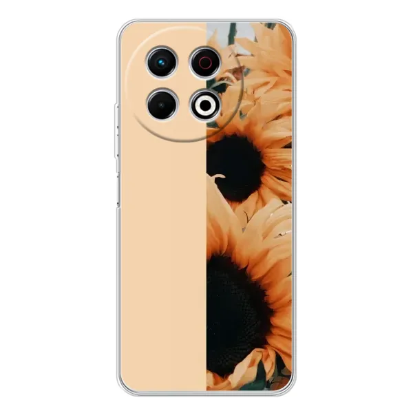 Чехол с рисунком «Красивые подсолнухи» для TECNO Spark 30 Pro Чехол с рисунком «Красивые подсолнухи» для TECNO Spark 30 Pro