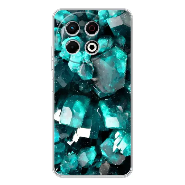 Чехол с рисунком «Кристалы» для TECNO Spark 30 Pro Чехол с рисунком «Кристалы» для TECNO Spark 30 Pro