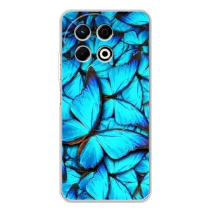 Силиконовый бампер с картинкой животных для TECNO Spark 30 Pro (Крылья бабочек)