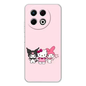 Чехол с персонажем Куроми на TECNO Spark 30 Pro (Куроми Мелоди Китти)