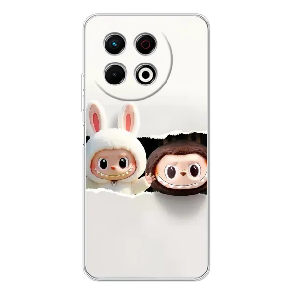 Чехол с рисунком «Фигурки Labubu» для TECNO Spark 30 Pro Чехол с рисунком «Фигурки Labubu» для TECNO Spark 30 Pro