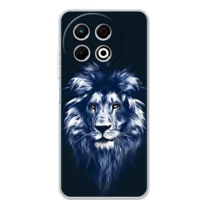 Чехол с картинкой на TECNO Spark 30 Pro (Лев - синий)