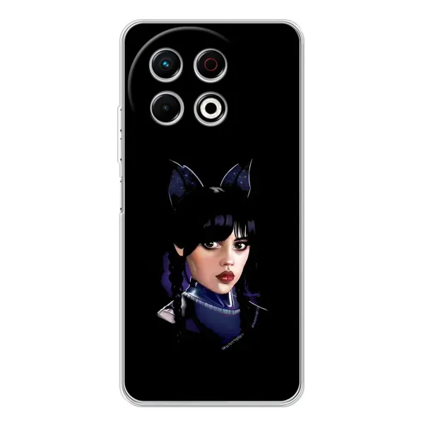 Чехол с рисунком «Милая Уэнсдей» для TECNO Spark 30 Pro Чехол с рисунком «Милая Уэнсдей» для TECNO Spark 30 Pro