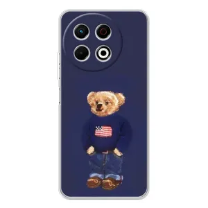 Чехлы Мишка Тедди для ТЕКНО Спарк 30 Про (Мишка USA)