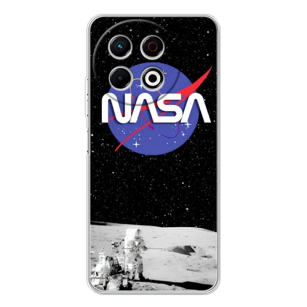Чехол с рисунком «Nasa на луне» для TECNO Spark 30 Pro Чехол с рисунком «Nasa на луне» для TECNO Spark 30 Pro