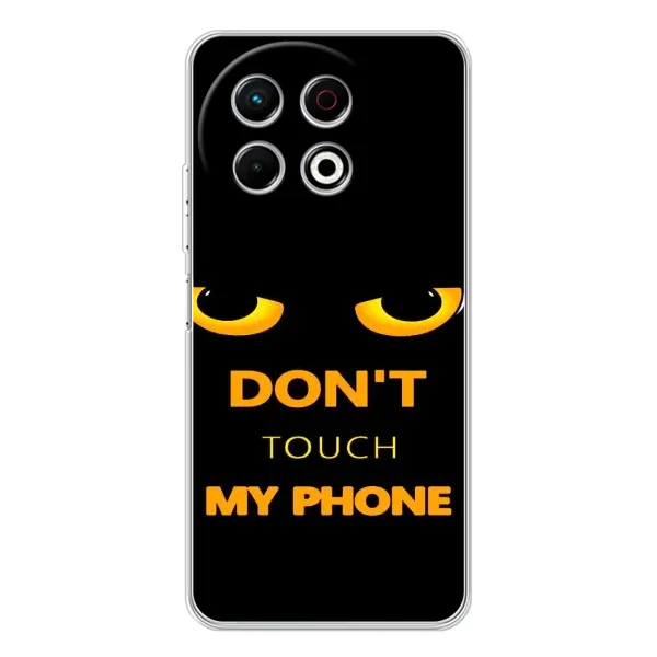 Чехол с рисунком «Не трогай мой телефон» для TECNO Spark 30 Pro Чехол с рисунком «Не трогай мой телефон» для TECNO Spark 30 Pro