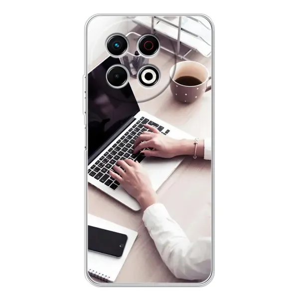 Чехол с рисунком «Офисный работник» для TECNO Spark 30 Pro Чехол с рисунком «Офисный работник» для TECNO Spark 30 Pro