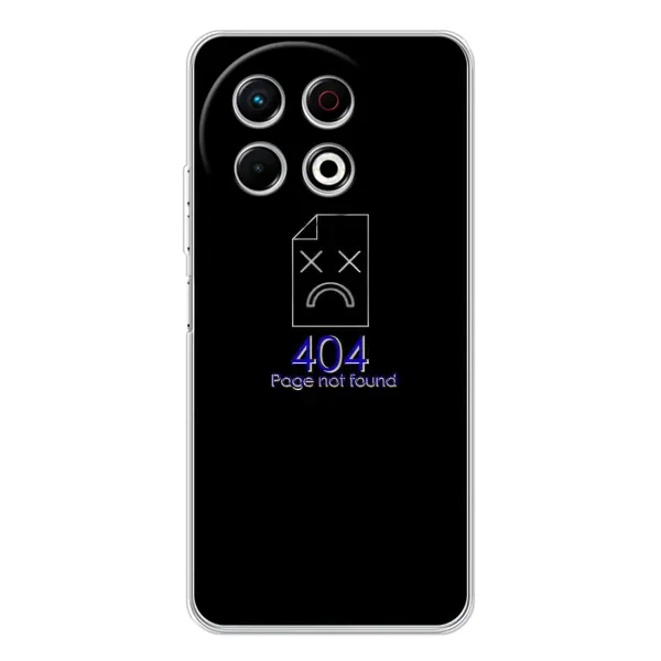 Чехол с рисунком «Ошибка 404» для TECNO Spark 30 Pro Чехол с рисунком «Ошибка 404» для TECNO Spark 30 Pro