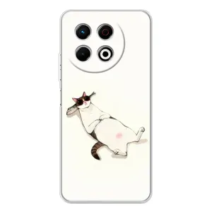 Чехол на тематику: Коты для TECNO Spark 30 Pro (Отдых)