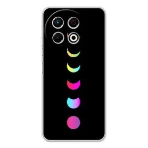 Чехол (ТПУ) с планетами на TECNO Spark 30 Pro (Полнолуние)
