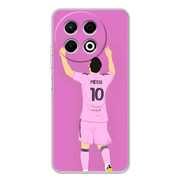 Чехол с рисунком «Празднование Месси» для TECNO Spark 30 Pro Чехол с рисунком «Празднование Месси» для TECNO Spark 30 Pro