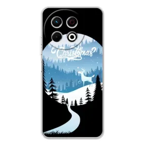 Силіконовий бампер на різдво для TECNO Spark 30 Pro (Різдвяний Олень)