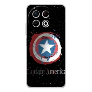 Чохол с Щітом Капітана Америки на TECNO Spark 30 Pro (Щит Капітана)