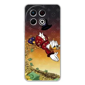 Силиконовый чехол для TECNO Spark 30 Pro (Скрудж Луи Виттон)