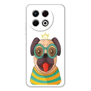 Бампер для TECNO Spark 30 Pro з картинкою "Песики" (Собака Король)