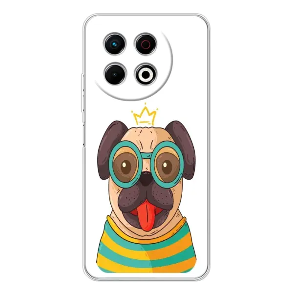 Чехол с рисунком «Собака Король» для TECNO Spark 30 Pro Чехол с рисунком «Собака Король» для TECNO Spark 30 Pro