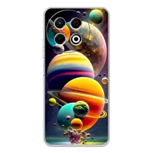 Чехол (ТПУ) с планетами на TECNO Spark 30 Pro (Солнечна система)