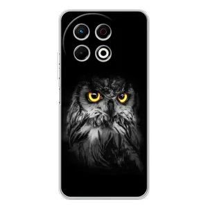 Чехлы с принтом СОВЫ для TECNO Spark 30 Pro (Сова на чёрном)