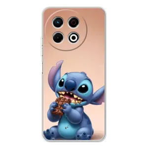 Чехол с рисунком Стич для TECNO Spark 30 Pro (Стич с шоколадом)