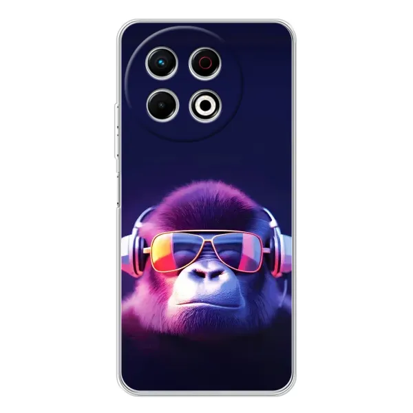 Чехол с рисунком «Стильная обезьяна» для TECNO Spark 30 Pro