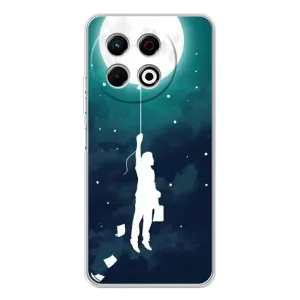 Чехол (ТПУ) с планетами на TECNO Spark 30 Pro (To The moon)