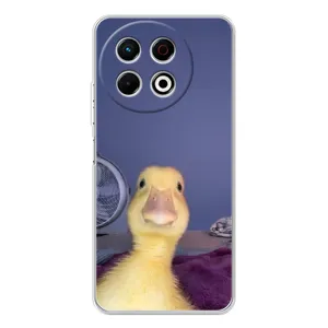 Бампер с принтом Мемы для TECNO Spark 30 Pro (Утка)