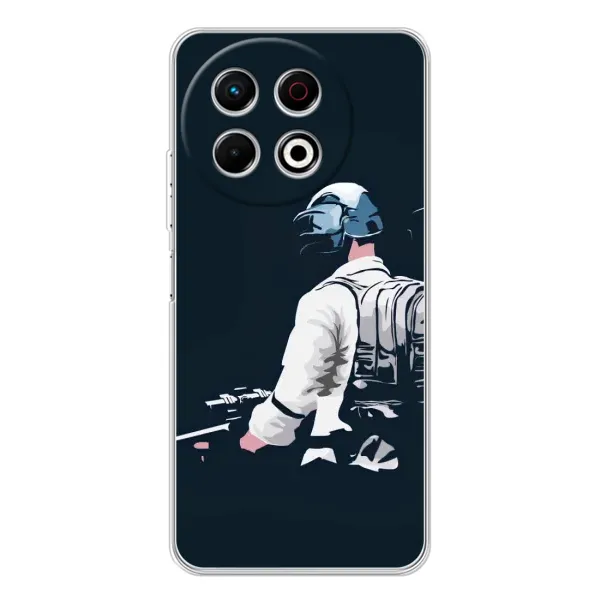 Чехол с рисунком «В экиперовке» для TECNO Spark 30 Pro Чехол с рисунком «В экиперовке» для TECNO Spark 30 Pro