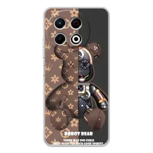 Силиконовый чехол для TECNO Spark 30 Pro (Медмедь Луи Виттон)