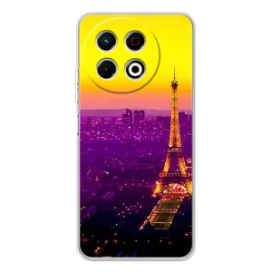 Чохол Ейфелева Вежа на TECNO Spark 30 Pro (Яскрава башня)