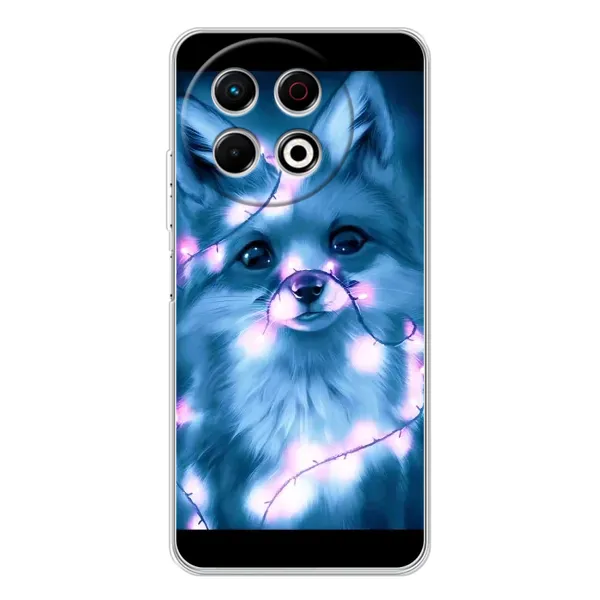 Чехол с рисунком «Яркая Лиса» для TECNO Spark 30 Pro Чехол с рисунком «Яркая Лиса» для TECNO Spark 30 Pro