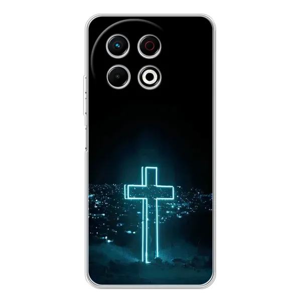 Чехол с рисунком «Яркий Крест» для TECNO Spark 30 Pro Чехол с рисунком «Яркий Крест» для TECNO Spark 30 Pro