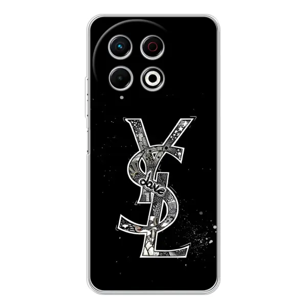 Чехол с рисунком «YSL» для TECNO Spark 30 Pro