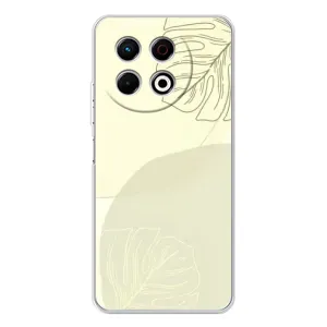 Чехол цветочный дизайн для TECNO Spark 30 Pro (Зелёный фон)