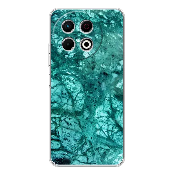 Чехол с рисунком «Зеленый мрамор» для TECNO Spark 30 Pro Чехол с рисунком «Зеленый мрамор» для TECNO Spark 30 Pro