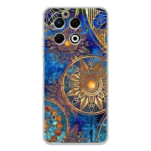 Чохли з сенсом на TECNO Spark 30 Pro (Золоті узори)
