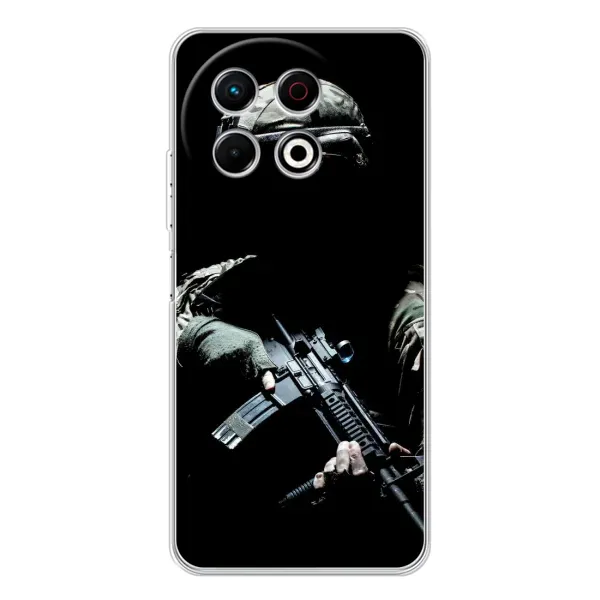 Чехол с рисунком «ЗСУ снайпер» для TECNO Spark 30 Pro