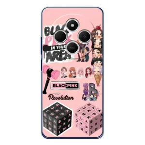 Чохли з картинкою для Tecno Spark 30 (BLACK PINK колаж)