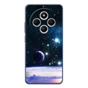Чехол (ТПУ) с планетами на Tecno Spark 30 (Космический вид)