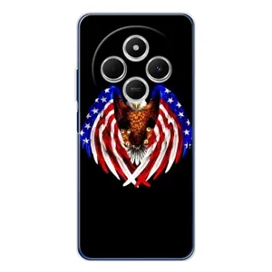 Чехол Флаг USA для Tecno Spark 30 (Крылья США)