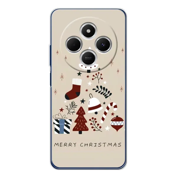 Чехол с рисунком «Merry Christmas» для TECNO Spark 30 Чехол с рисунком «Merry Christmas» для TECNO Spark 30