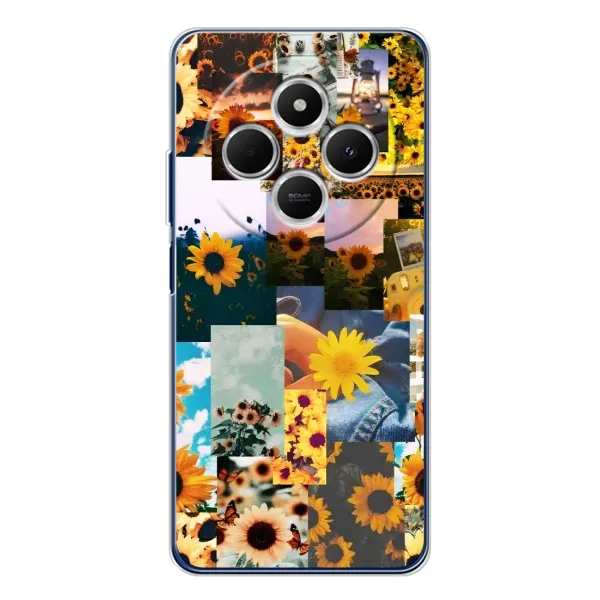 Чехол с рисунком «Подсолнуховый дизайн» для TECNO Spark 30 Чехол с рисунком «Подсолнуховый дизайн» для TECNO Spark 30