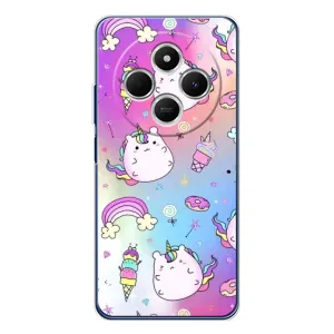 Чохол Unicorn на Tecno Spark 30 (Веселка і Єдинорог)
