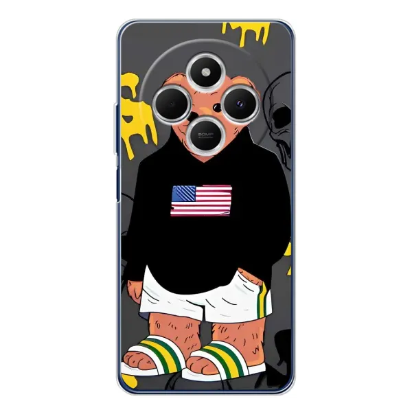 Чехол с рисунком «Teddy USA» для TECNO Spark 30 Чехол с рисунком «Teddy USA» для TECNO Spark 30